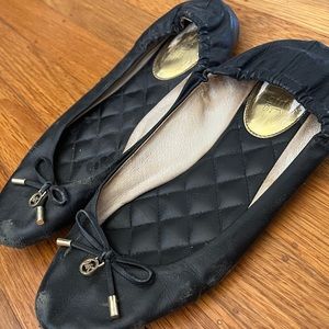 Beat up Michael kors ballet flats